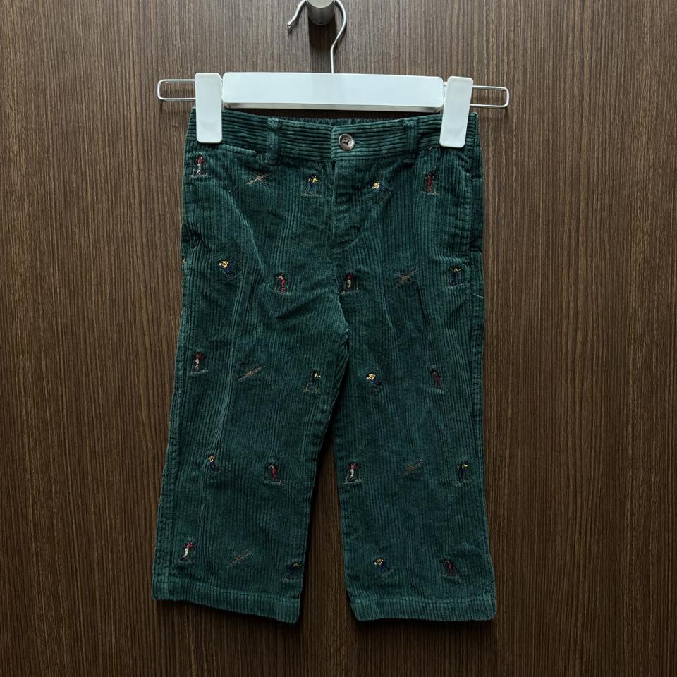 폴로 코듀로이 자수 바지 24m