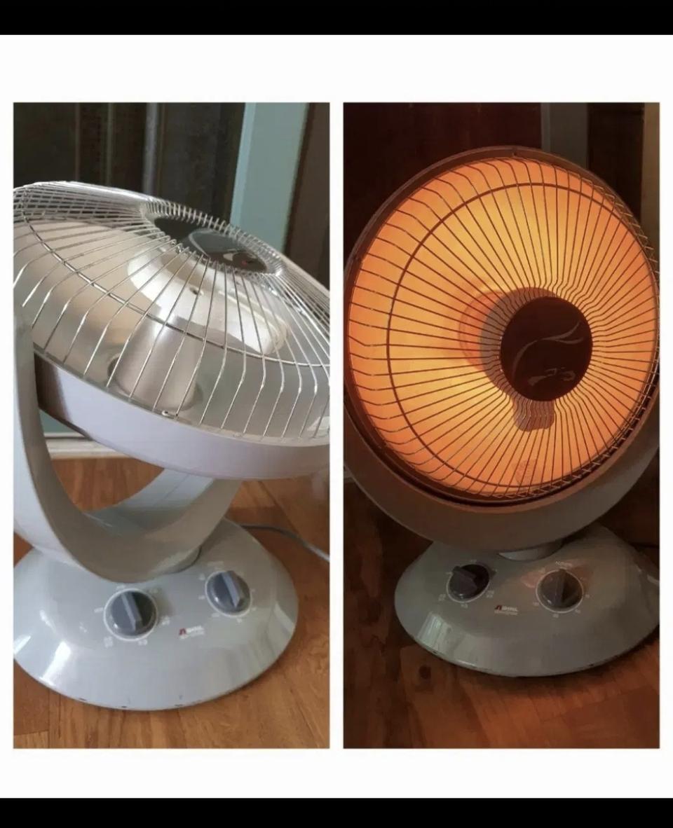 신일전기히터 따뜻하게 작동잘됨 좌우회전되고 각도조절됨 저렴하게 2만2천원