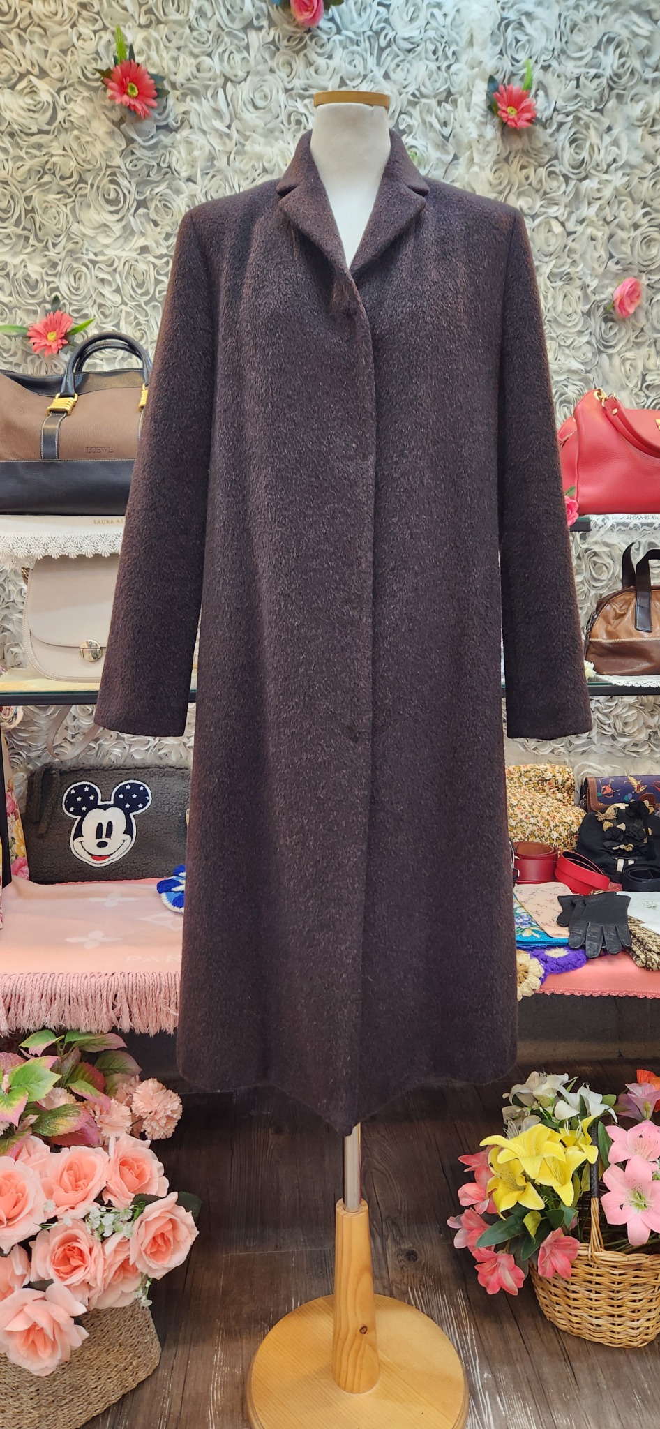 MAREMONTE 마레몬떼 모 혼방 롱코트 (55 66)