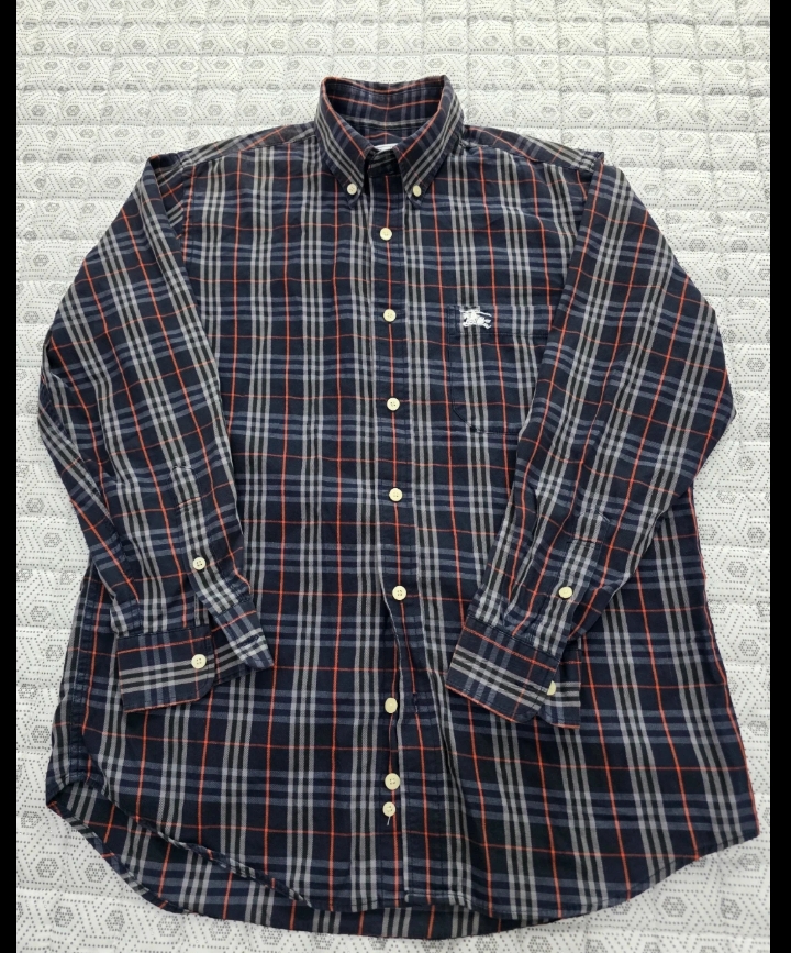 버버리 체크 남방 100