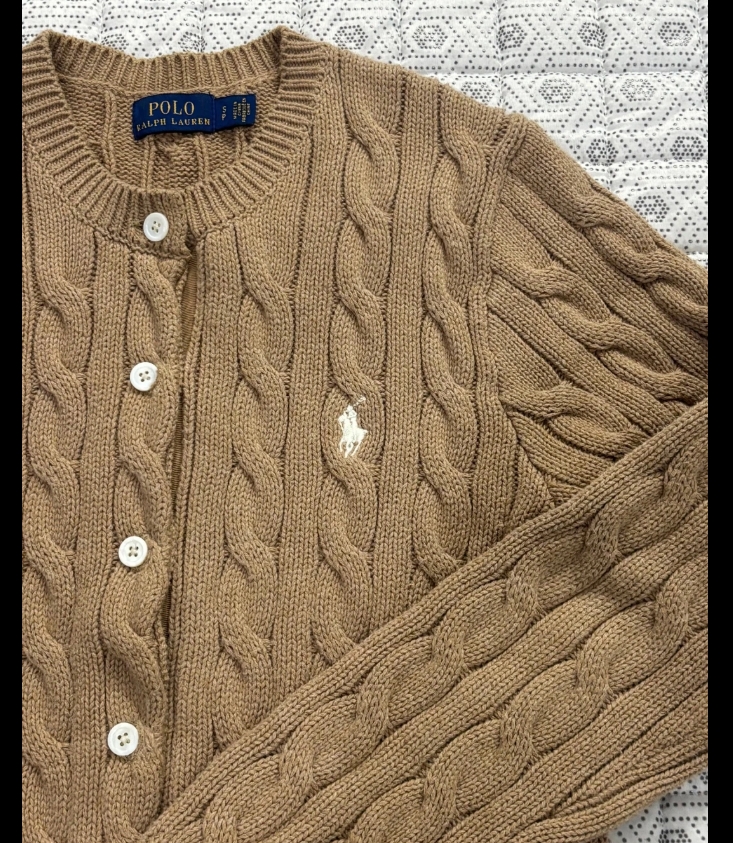 폴로 랄프로렌 케이블 니트 가디건 85