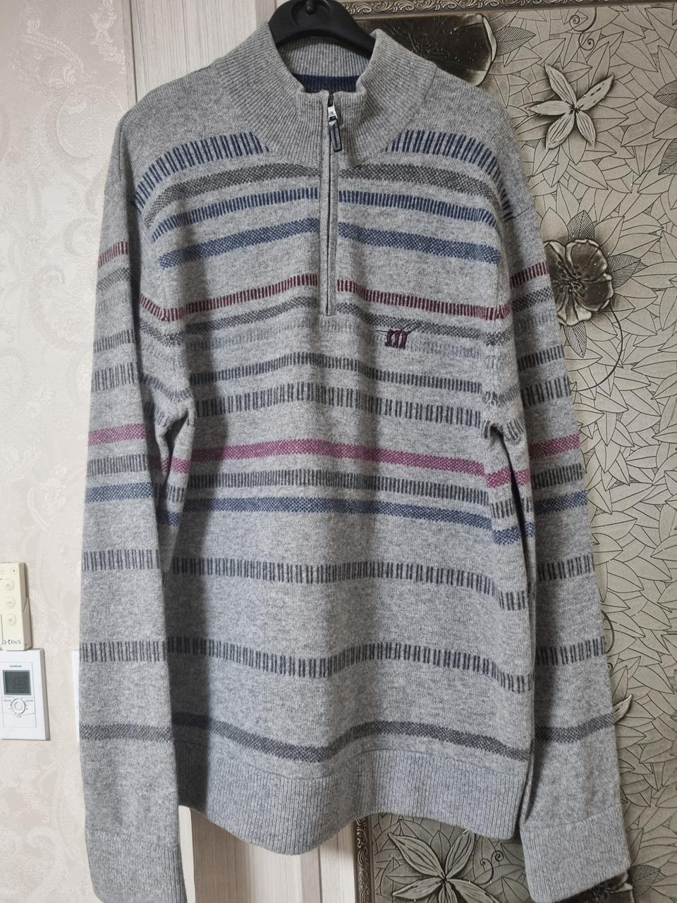 헨리코튼 반집업 니트 95~100