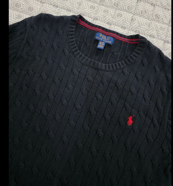 폴로 케이블 니트 95