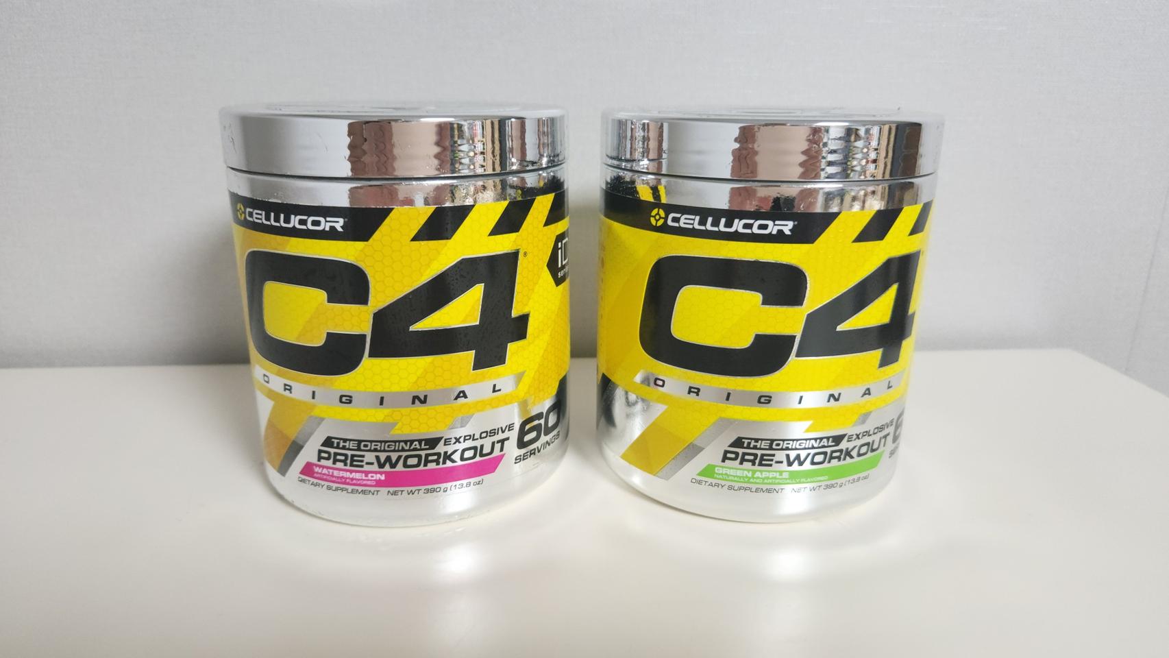 (미개봉) C4 부스터 프리워크아웃 390g(60서빙) 팝니다.