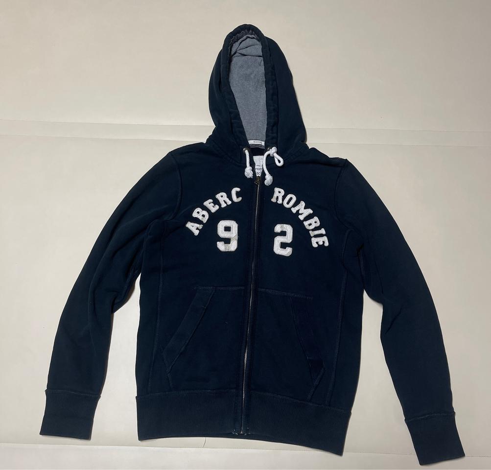 아베크롬비 y2k 네이비 후드집업