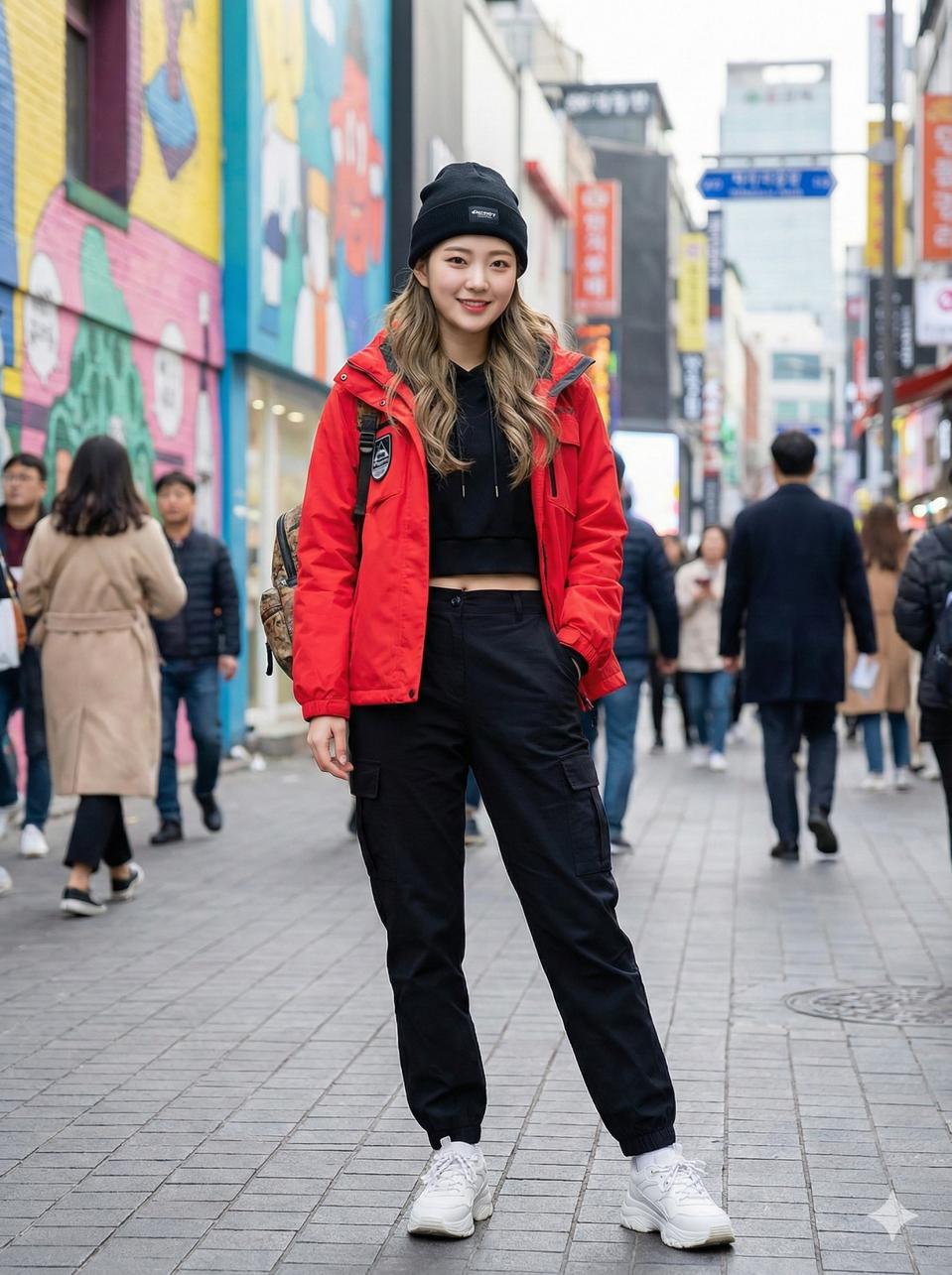 디스커버리 익스페디션 레드 폴리 점퍼 재킷_95