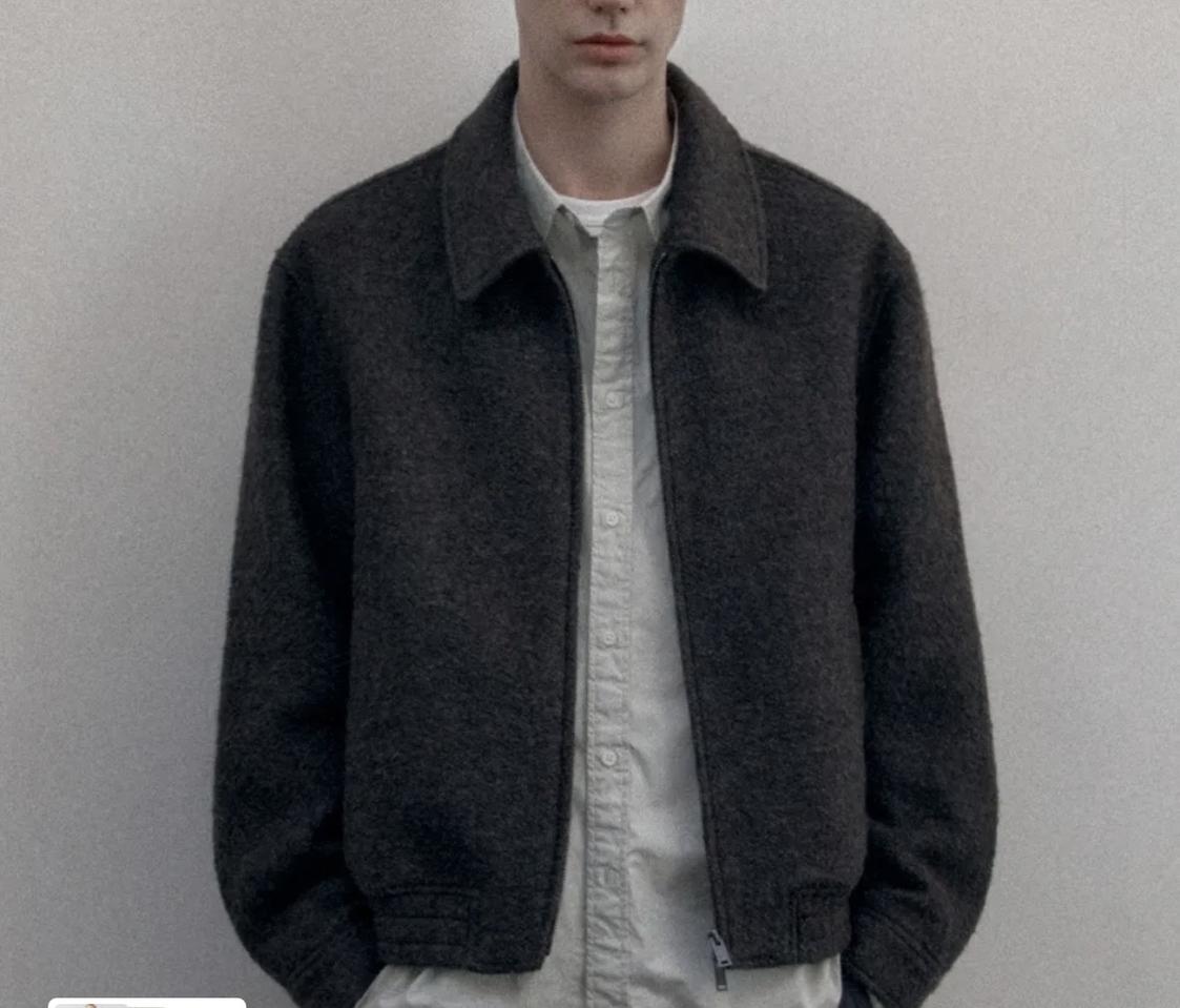 무신사스탠다드 울 블루종 재킷