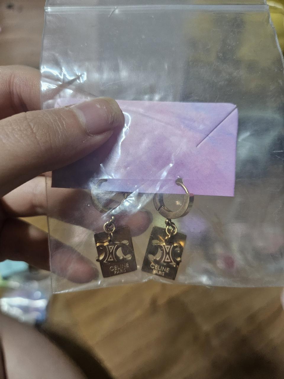 셀린 써지컬 원터치 귀걸이