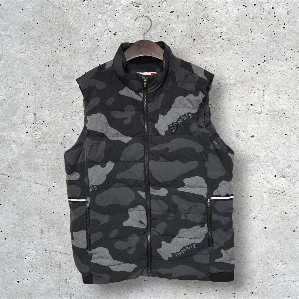 까스텔바작 카모플라쥬 덕다운 패딩조끼 (105/XL)