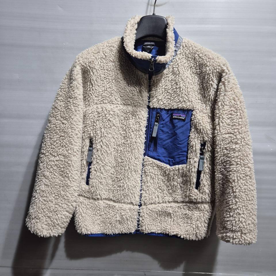 파타고니아 레트로 파일 플리스 아이보리 아동용