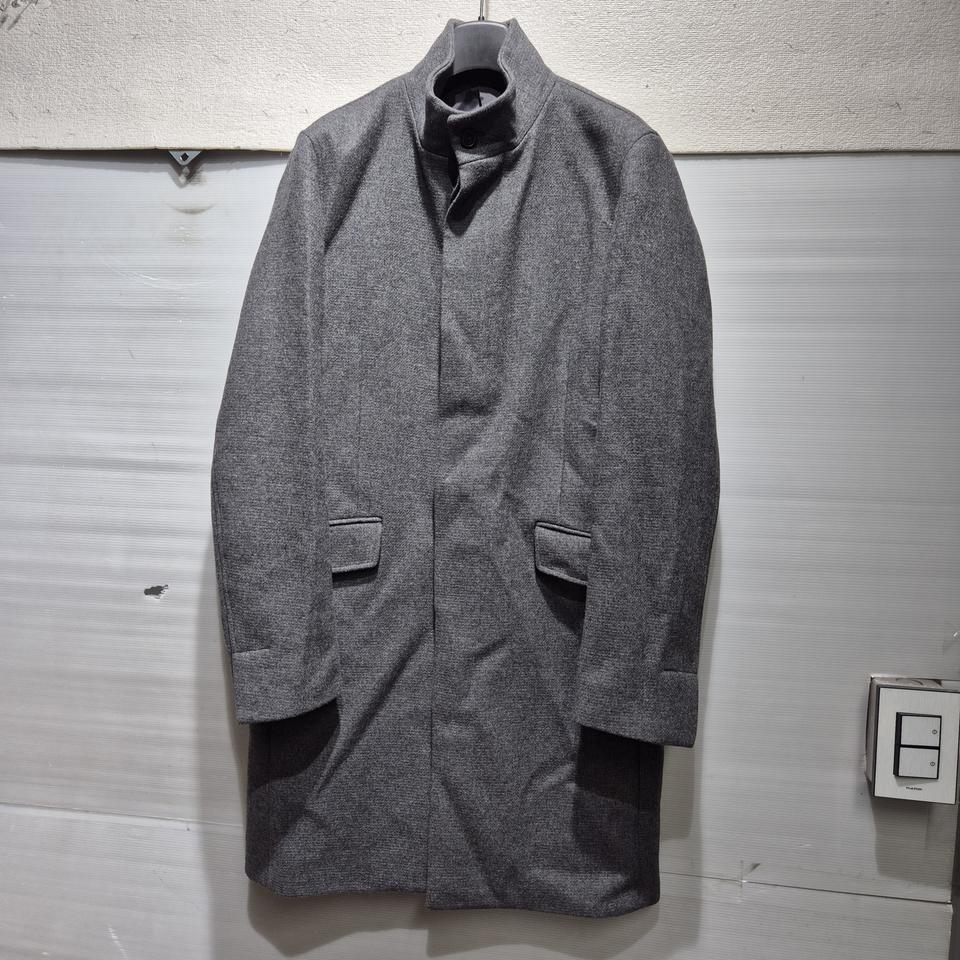띠어리 남자 그레이 모직 코트