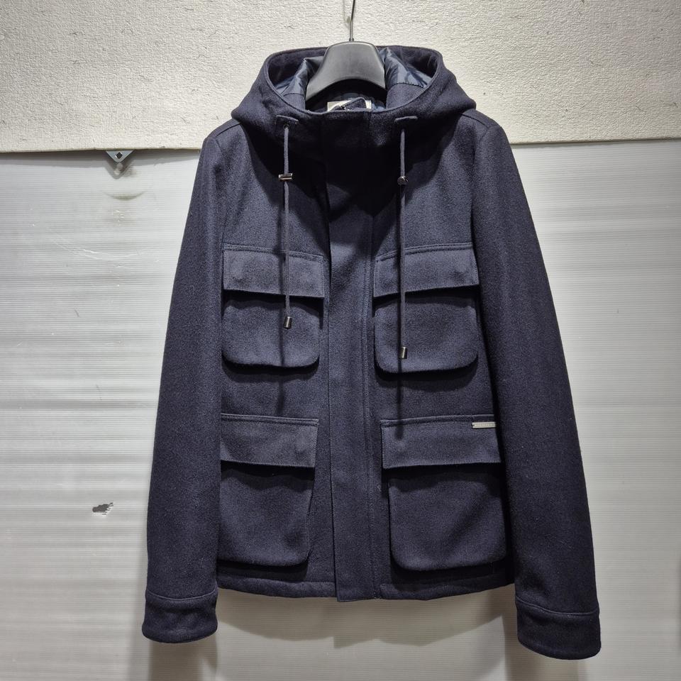 빈폴 후드 포켓 울 자켓 네이비