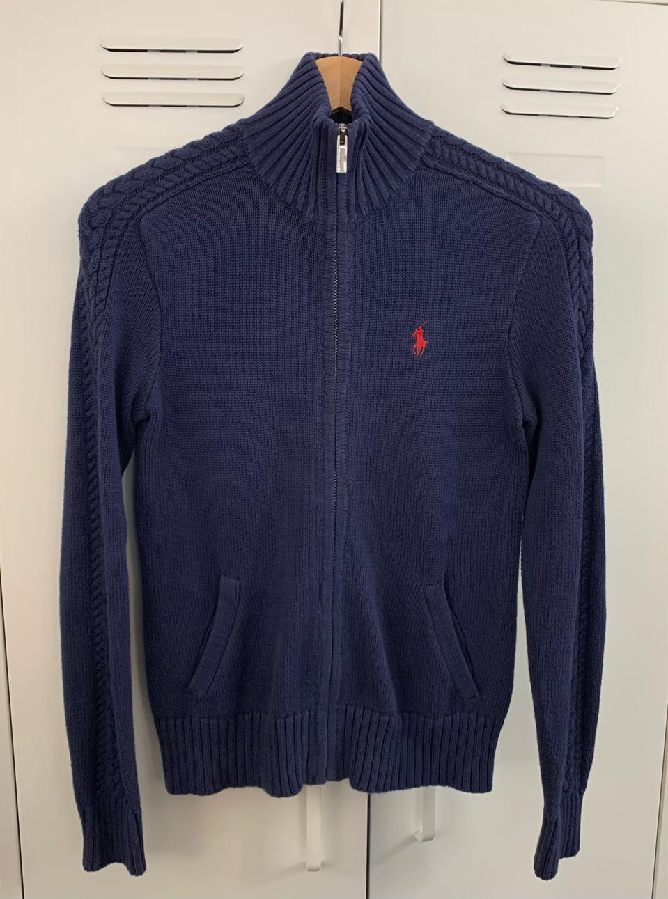 폴로 랄프로렌 니트 집업
