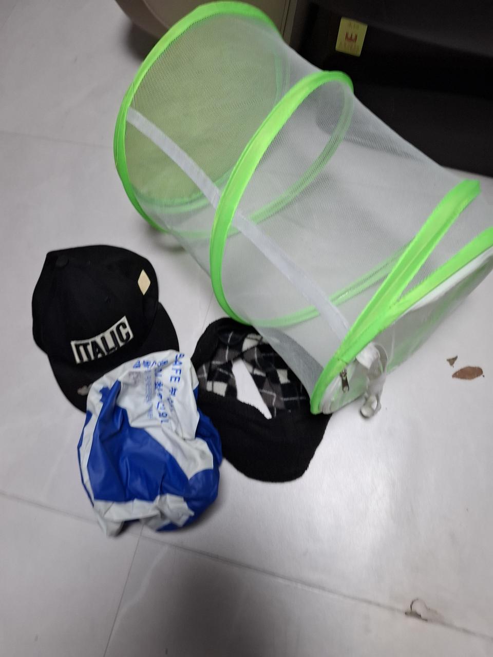 워머 포획틀 모자  비취볼