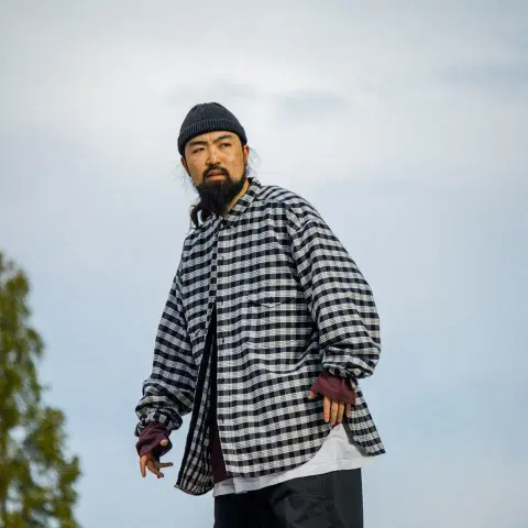 [L] 나나미카 코튼 넵 덱 셔츠 nanamica