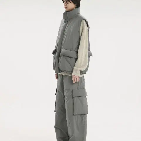 [4] 브라운야드 유틸리티 다운 팬츠 올리브그레이