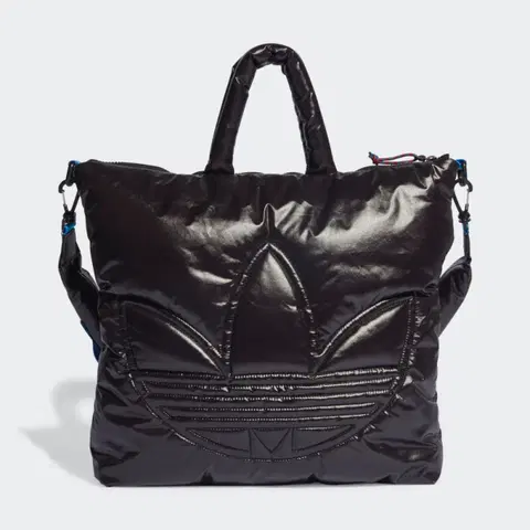 아디다스 오리지널 유광 패딩 토트백 퀼팅 가방