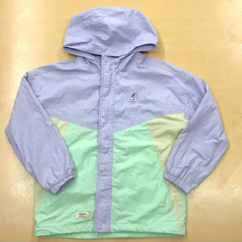 130사이즈 캉골 키즈 바람막이 정품 연보라색 키즈