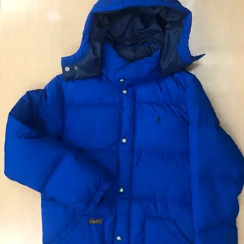 L(14-16)160사이즈 폴로랄프로렌 덕다운 패딩 블루 정품 주니어