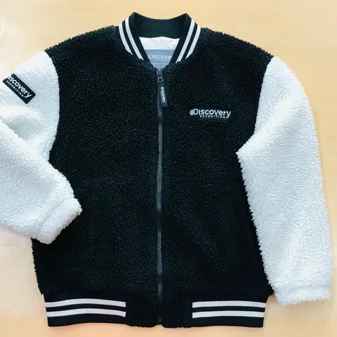 140사이즈 디스커버리 양털 뽀글이 후리스 정품 블랙