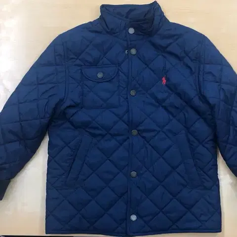 M(10-12)140사이즈 폴로랄프로렌 퀼팅 누빔 자켓 점퍼 네이비