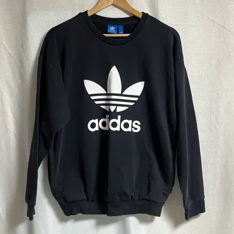 공용 아디다스 빅로고 트레포일 맨투맨 티셔츠 95