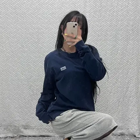 파타고니아 빈티지 캐주얼 스몰로고 맨투맨 M C07403