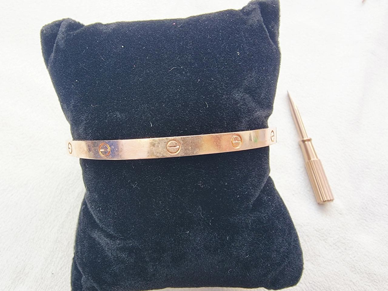 14k  핑크골드  팔찌