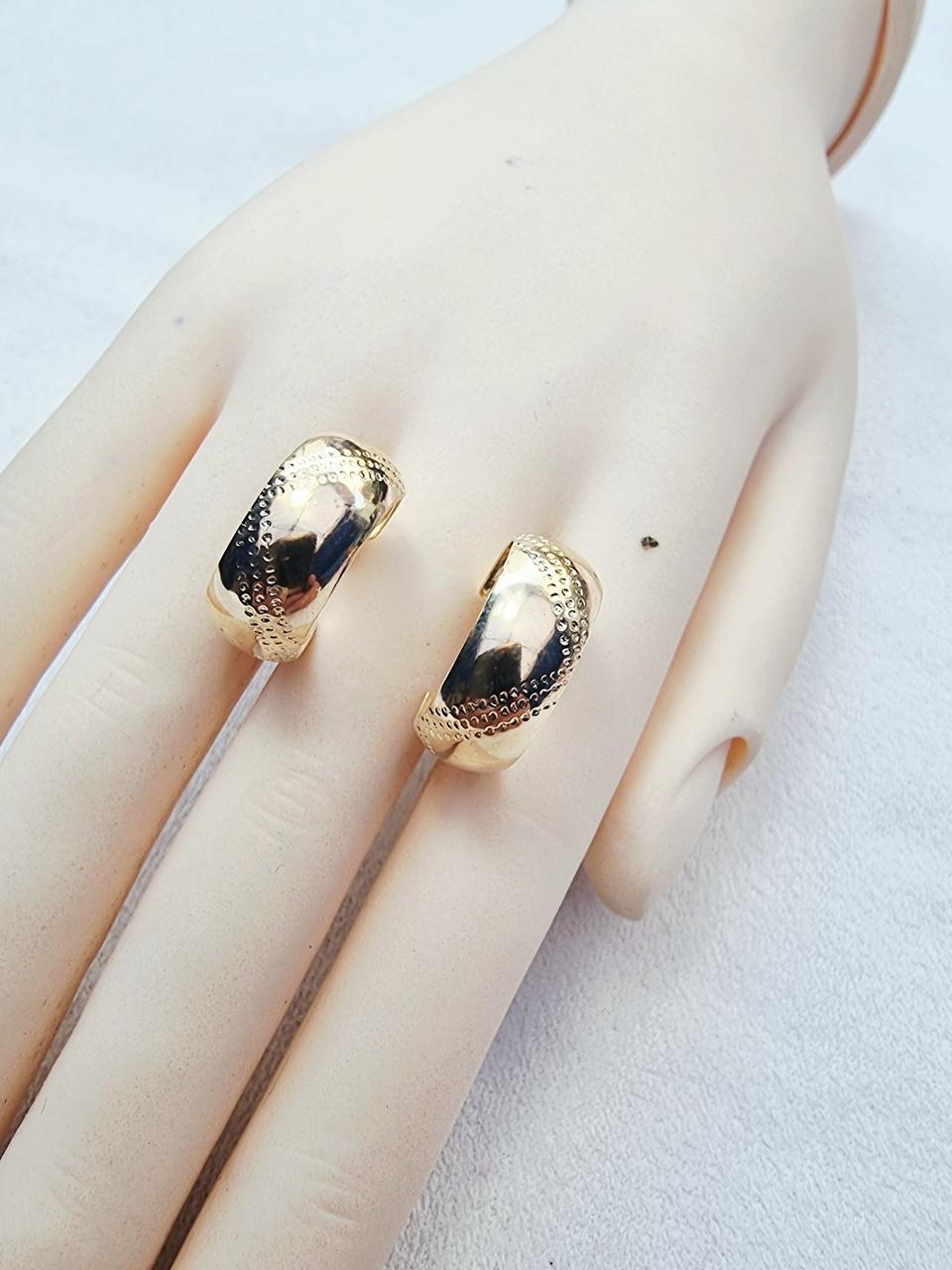 14k  침  링  귀걸이