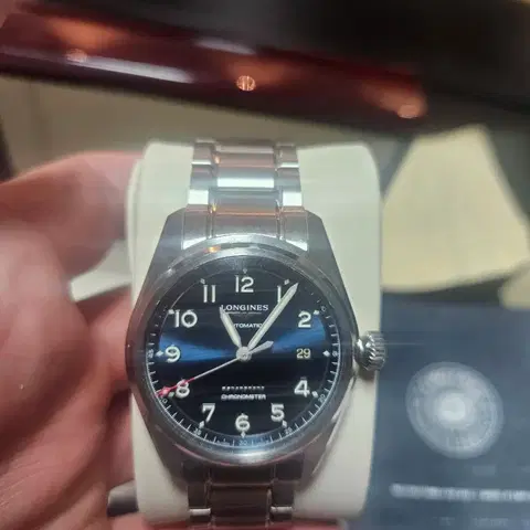 론진 스피릿 40mm 청판 오토매틱 팝니다