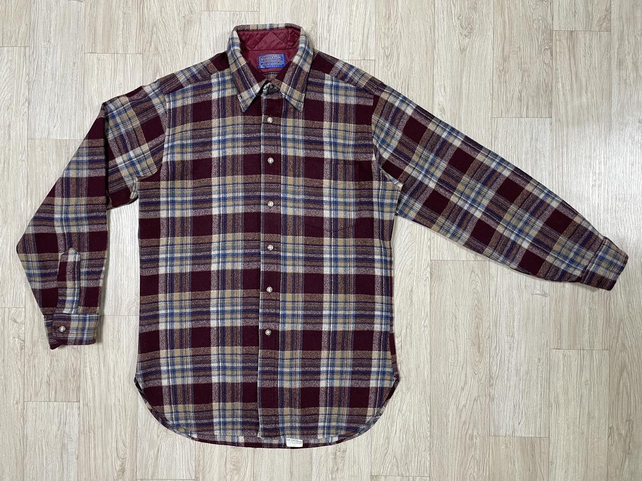 95~100) 70's 펜들턴 체크 울셔츠(미국제)RRL&LVC&폴로