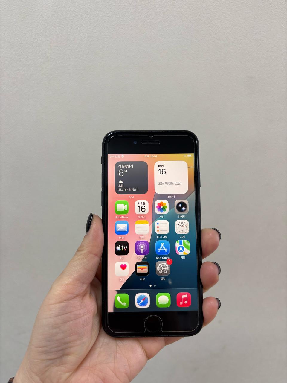 (부산중고폰) 아이폰se2 블랙 128기가 공기계 판매해요
