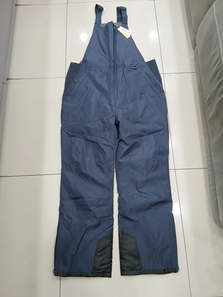 TSLA XXL 네이비 스키복 보드복 멜빵누빔바지 패딩 