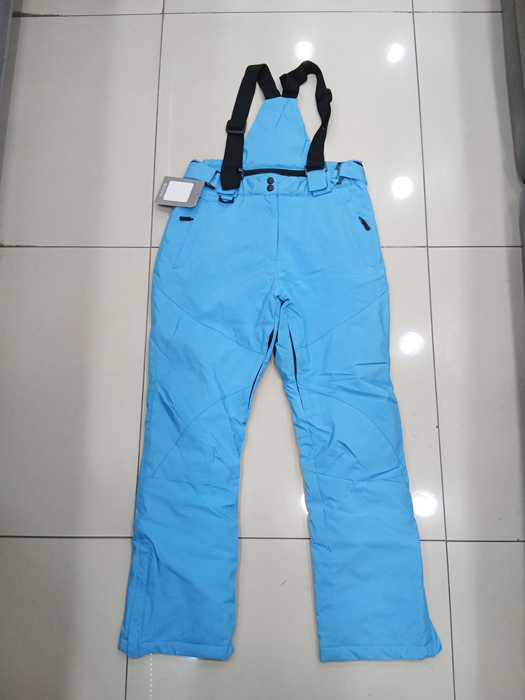 RIVEYELE S사이즈 하늘색 스키복 보드복 패딩바지 멜빵끈탈부착됩니다