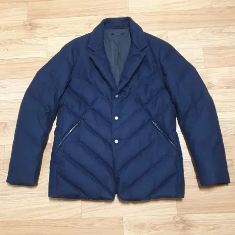 TIME 타임옴므 남성 순모 퀼팅 거위털 구스다운 패딩 자켓 상태베리굿