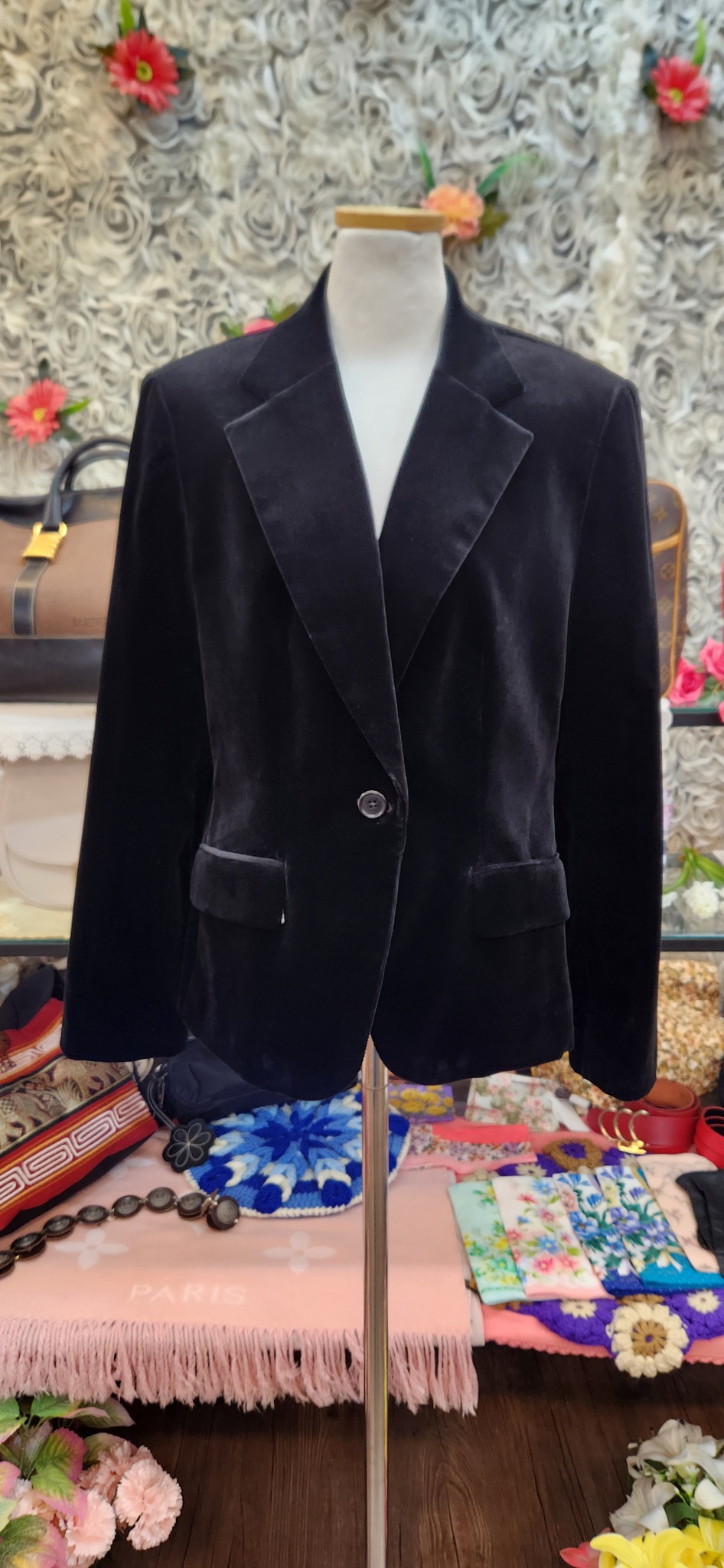 LANDS END 고급 벨벳자켓(66)