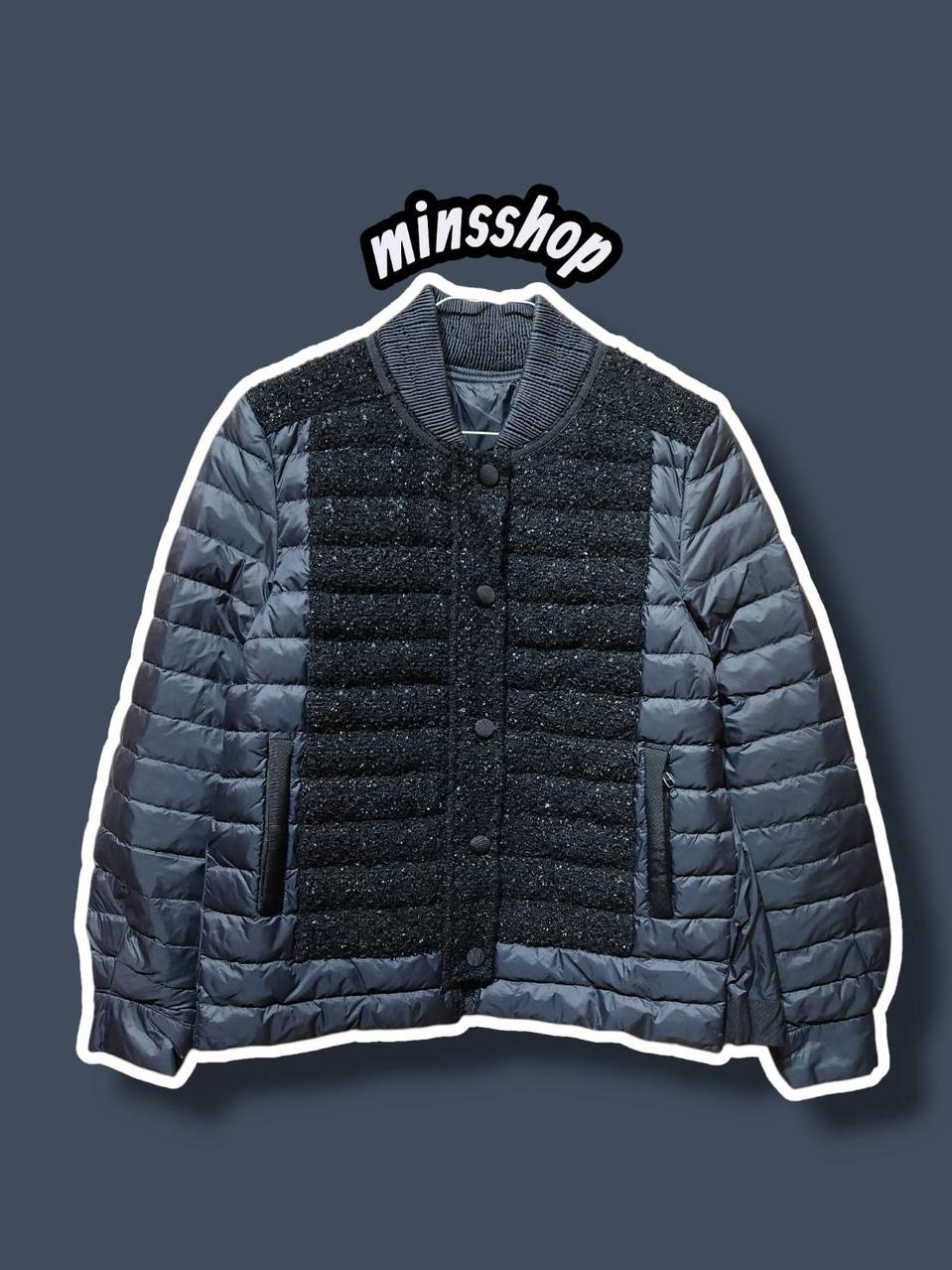 F/ 민스샵 트위드 다운 경량패딩 /1216