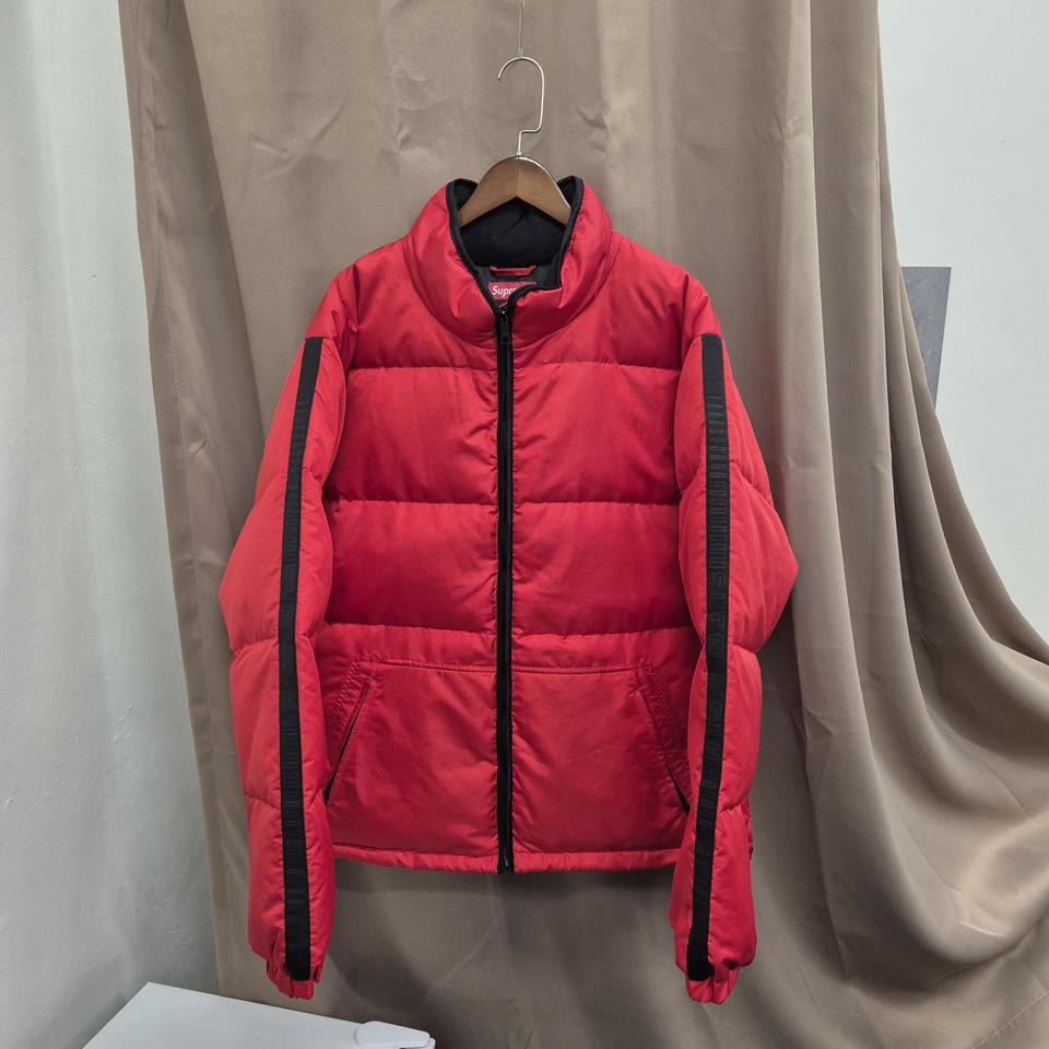 슈프림 리플렉티브 슬리브 로고 퍼피 자켓 XL