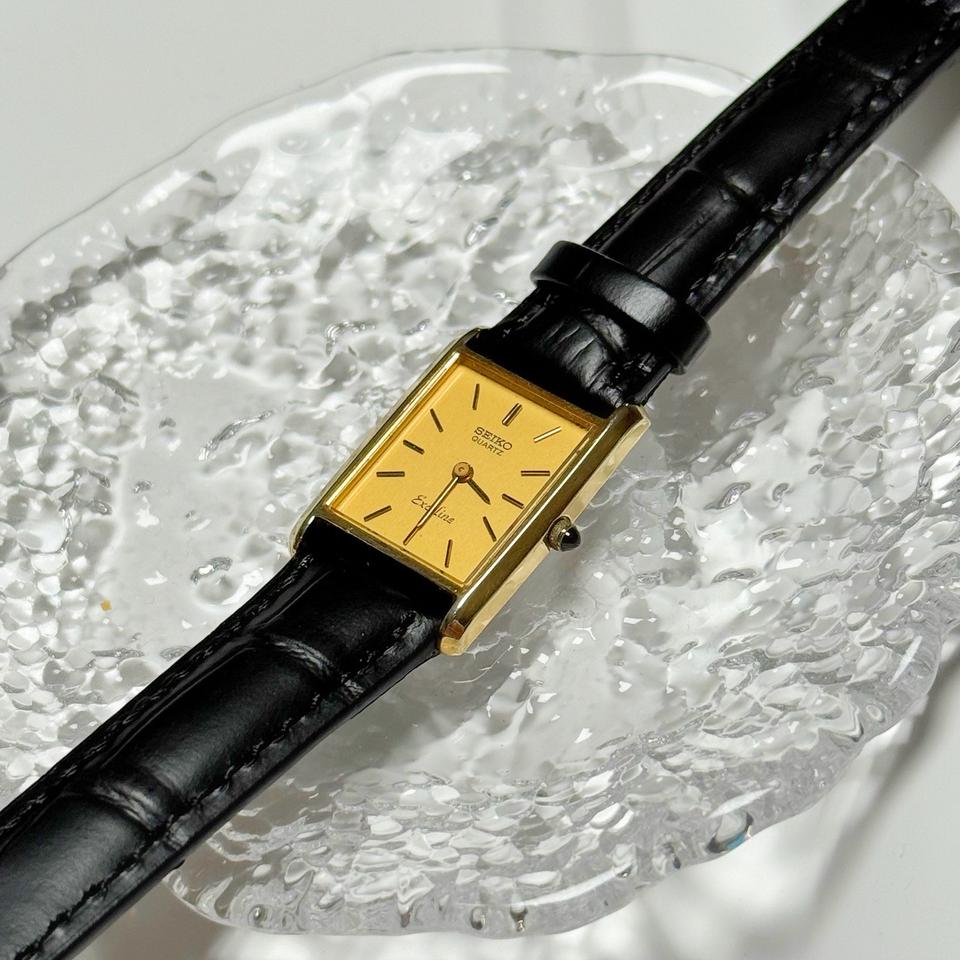 80's90's 세이코 빈티지 탱크 엑셀린 드레스 워치
