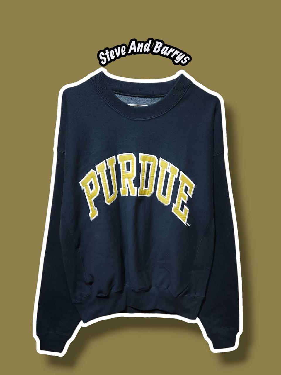 M/ 스티브앤베리스 퍼듀 기모 맨투맨 블랙/1216