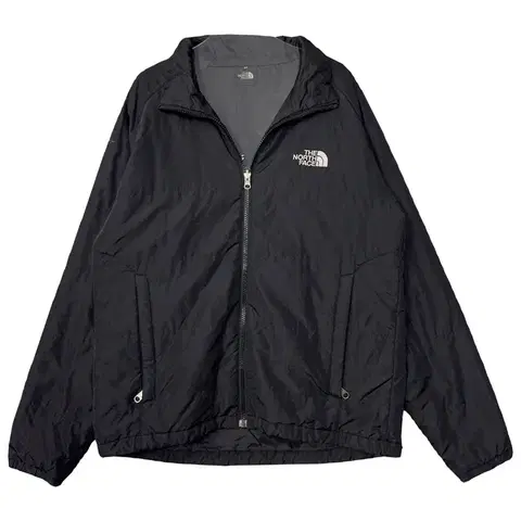 노스페이스 블랙 로고 누빔 자켓 95