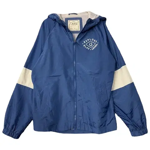 155cm 지오다노 네이비 키즈 바람막이 자켓