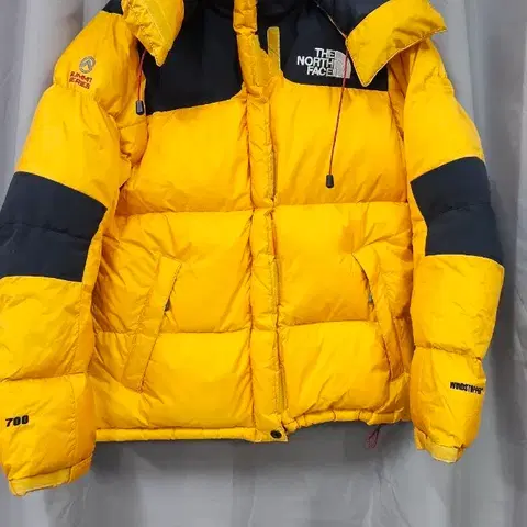 노스페이스 700 눕시 패딩 옐로우L