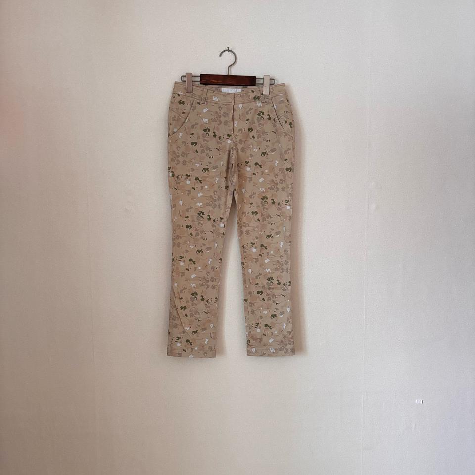 질스튜어트 S 26 캐주얼 팬츠 바지 패턴 슬림 실루엣