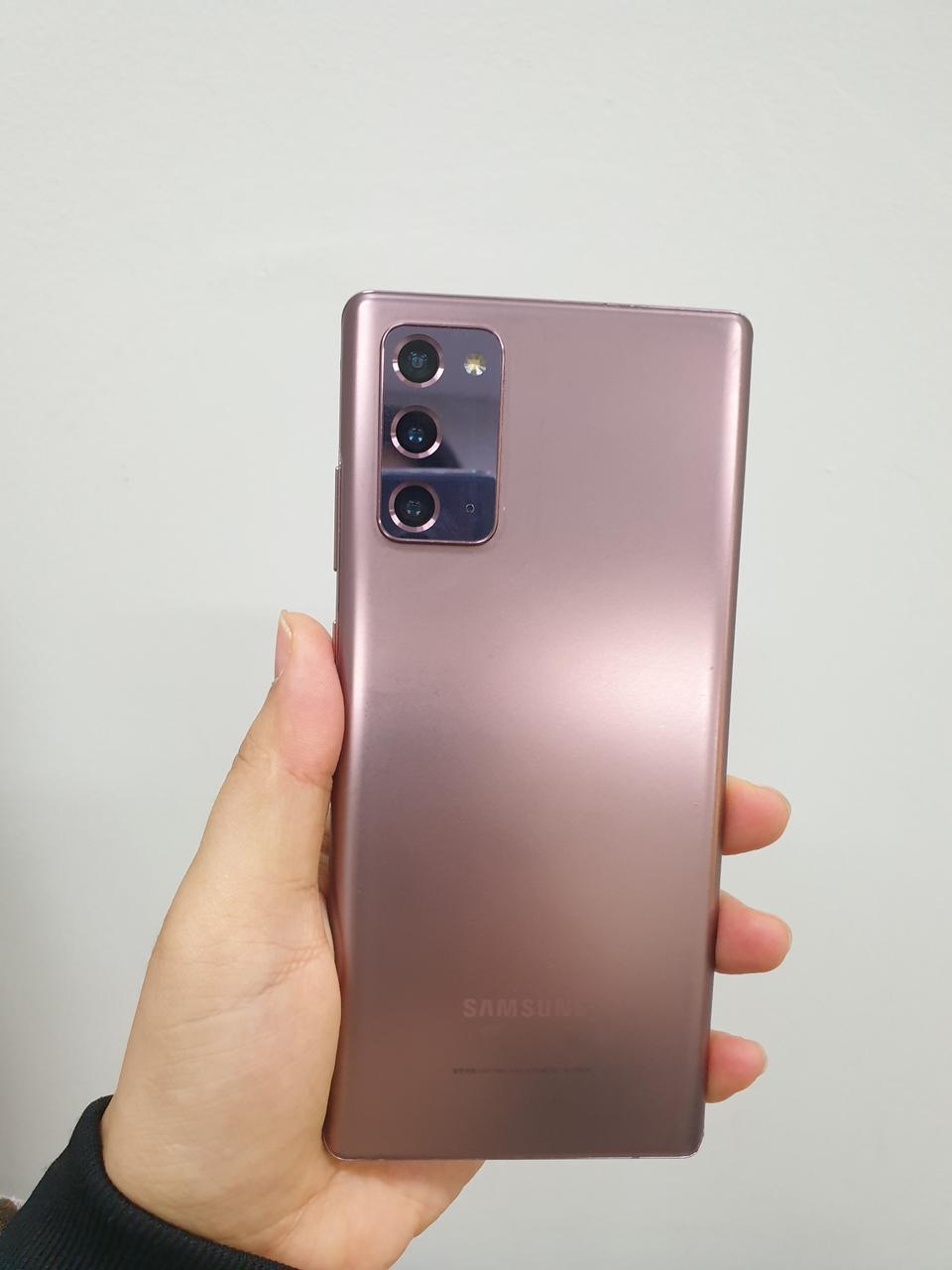 무잔상 갤럭시 노트20 256기가 미스틱브론즈 164