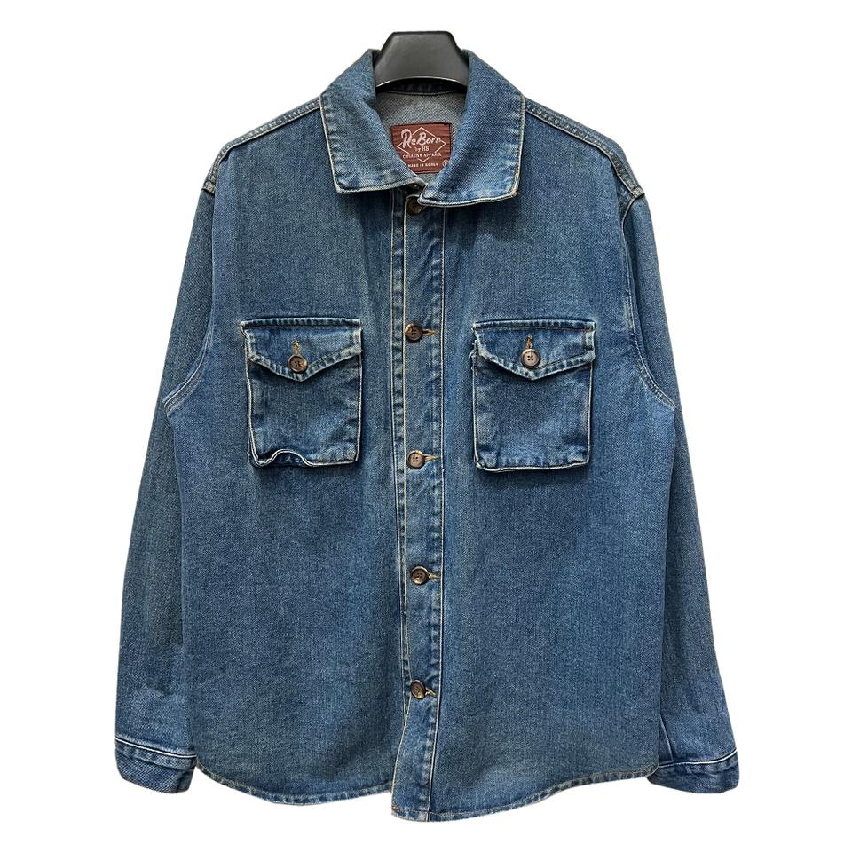 VTG Re Born 데님 셔츠 자켓 FREE