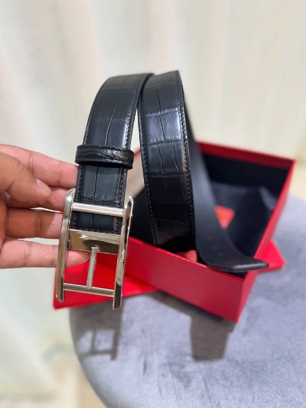 까르띠에 악어가죽 남성 벨트