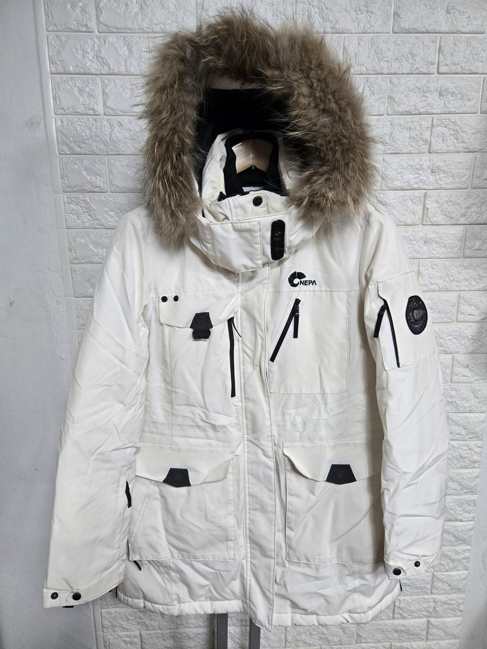 정품)네파 여성 패딩 100 아이보리