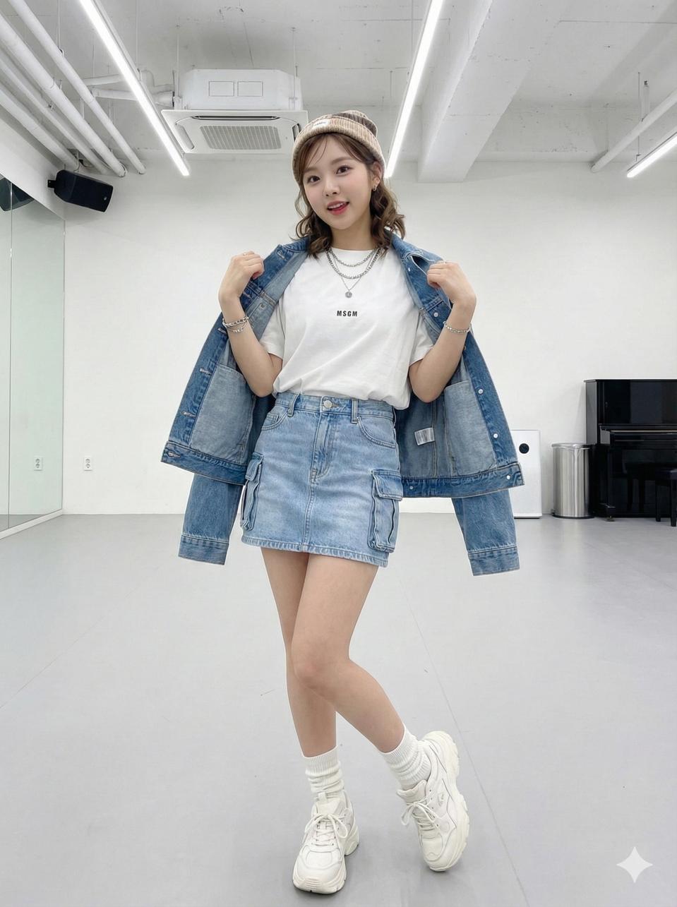 MSGM 로고 반팔 티셔츠 화이트_S