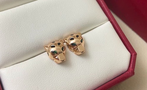 까르띠에 치타 귀걸이